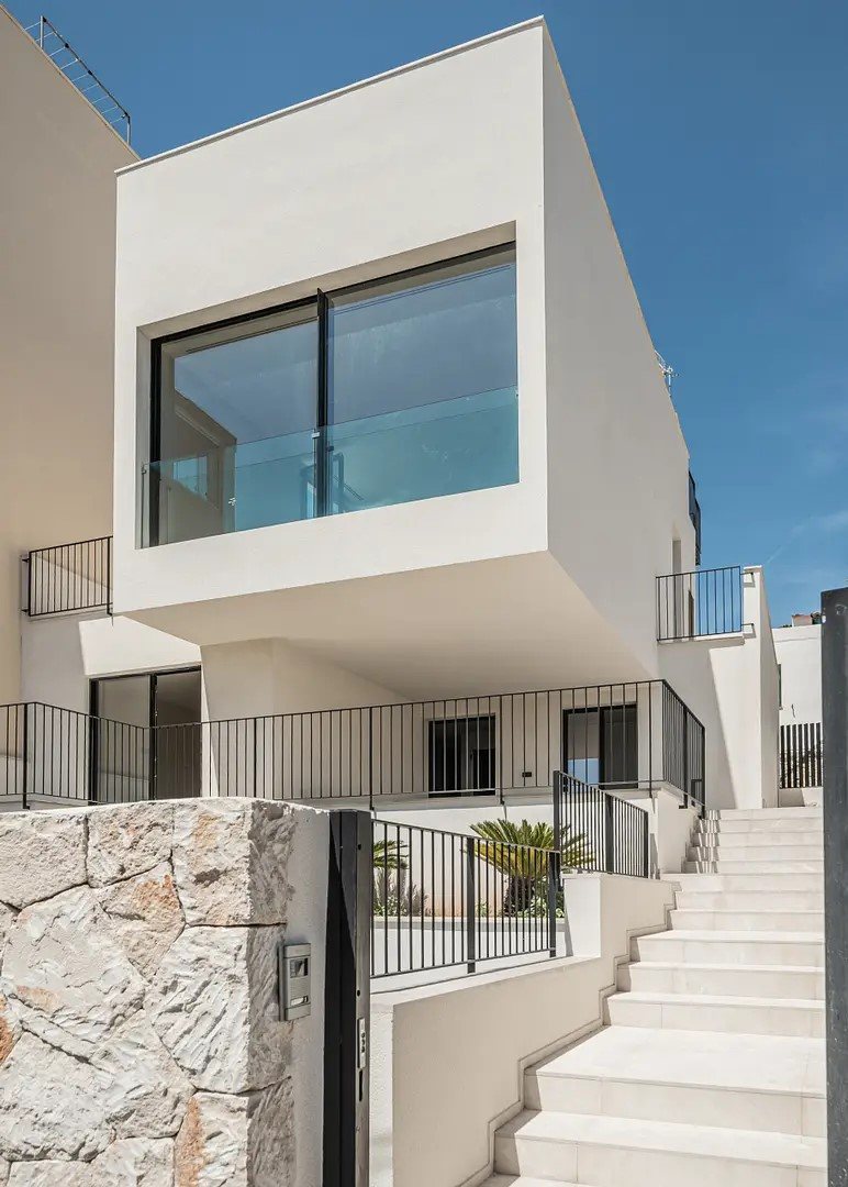 Fachada, vivienda en Génova