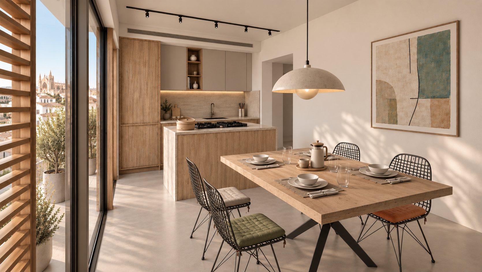 Cocina con vistas a la Catedral, Vilallonga Planta 1